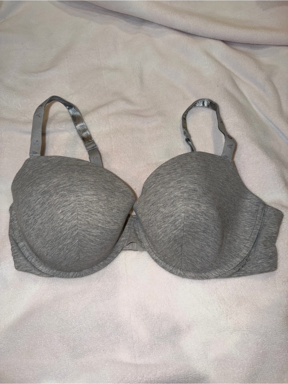 Savage X Fenty Gray Padded T-Shirt Bra